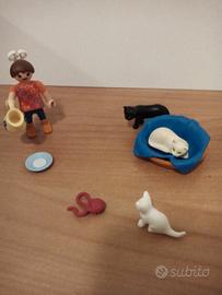 Playmobil 5126 bimba con gatti