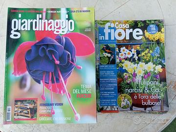RIVISTE GIARDINAGGIO E CASA IN FIORE