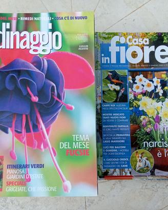 RIVISTE GIARDINAGGIO E CASA IN FIORE