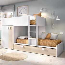 Letto a castello con armadio ANCORA IMBALLATO