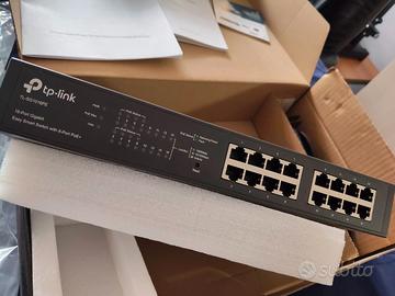 Switch TP‐Link TL‐SG1016PE 16 Porte Gigabit 8 PoE+