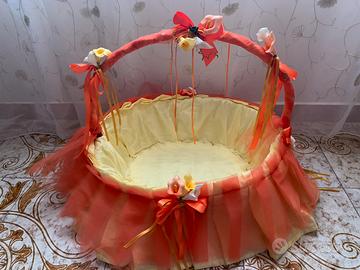 Cesto porta bomboniere e accessori allestimento