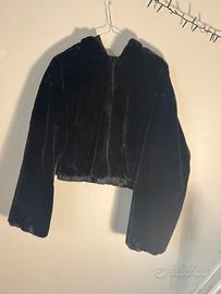 Giacca nera reversibile