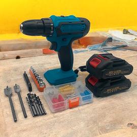 Kit valigetta con trapano avvitatore