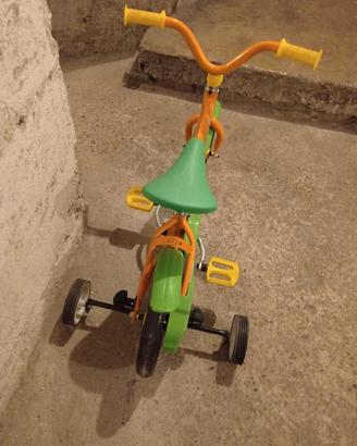 bicicletta bambino con rotelle