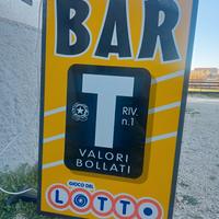 insegna luminosa Bar 