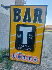 insegna luminosa Bar 