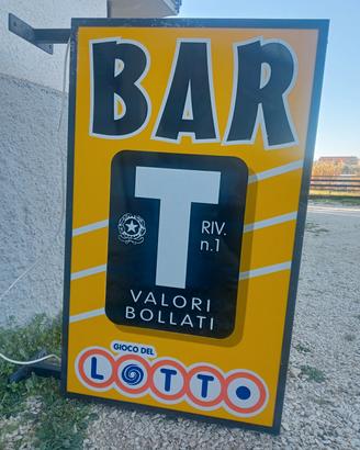 insegna luminosa Bar 