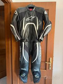 Set completo Alpinestar: tuta+guanti+paraschiena