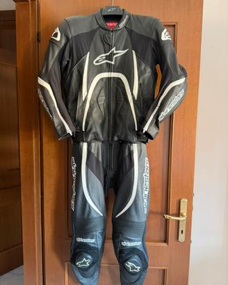 Set completo Alpinestar: tuta+guanti+paraschiena