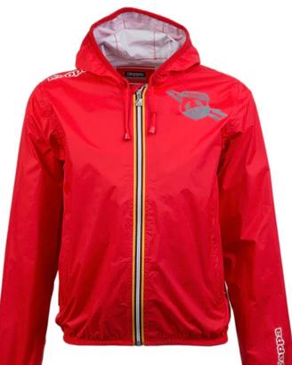 Giubbotto impermeabile Kappa abarth rosso tg M