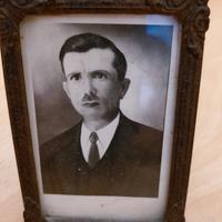 portafoto antico in ferro 1890 per collezionisti 