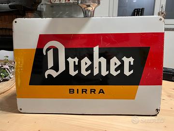 Insegna tabella Birra Dreher