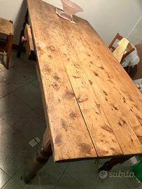 Vendidi tavolo massello