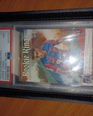 carta Lamine Yamal gradata 9 calcio barcellona