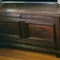 Cassapanca inglese in rovere