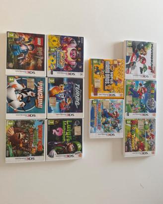 Lotto 11 Giochi Nintendo 3ds Mario, Kirby, Luigi