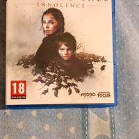 a plague tale PlayStation 4