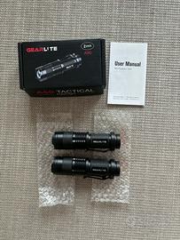 2x TORCIA LED IMPERMEABILE RICARICABILE NUOV 6€tot
