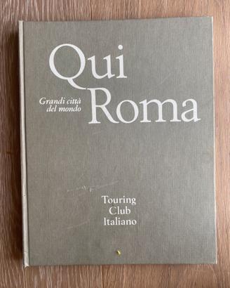 Qui Roma touring club italiano prima edizione 1970