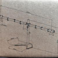 braccio porta 3 monitor TECH LY