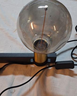 Lampada da Tavolo Minimal con led fumè