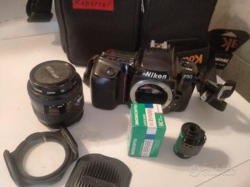 Nikon F50 Reflex del 1998 + obiettivo 35-80+borsa