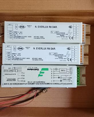 3 Emergenza per lampada fluorescente 18 58 watt