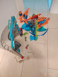 piste e garage hot wheels