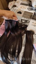 Extension Clip CAPELLI VERI WowAngel 40cm NUOVE
