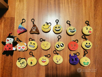 Set portachiavi Peluche emoticon whatsapp