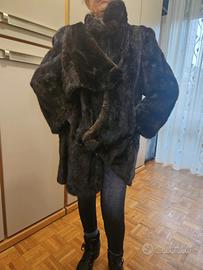 pelliccia di visone taglia L/xl