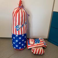 Sacco da box giocattolo bambini guantoni