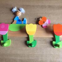 Attaccapanni per bambini in legno