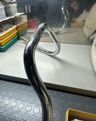 Manubrio corna di bue per moto guzzi v35c