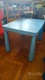 Tavolino Ikea per bambini con sedie e sgabello