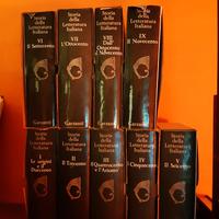 Storia della letteratura italiana 9 vol Garzanti