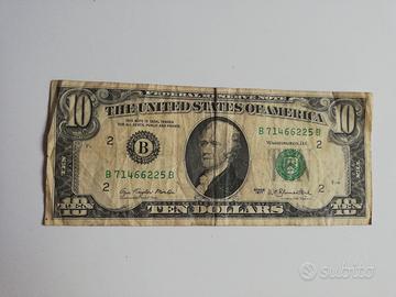 Banconota 10 dollari statunitensi della serie 1977