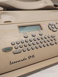 Fax SMS telefono Leonardo Telecom vintage LEGGI