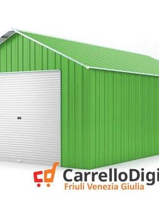Baracca cantiere 438x724 saracinesca verde chiaro