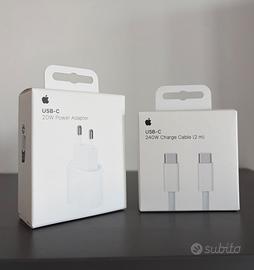 NUOVO Apple Originale Cavo 2M USBC+Caricatore 20W