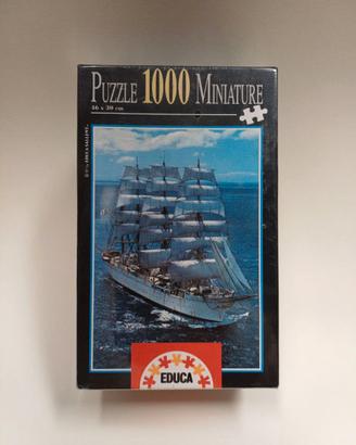 Puzzle 1000 Pezzi Miniature Veliero