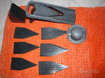 Mandolina plastica con 6 pezzi di ricambio