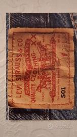 Cartolina pubblicitaria Levi's da collezzione.
