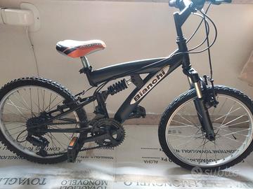bici bi ammortizzata bianchi 20 