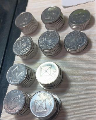 90 monete da 100 lire serie speciali