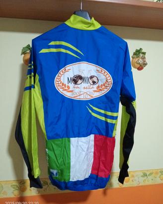 mantellina ciclismo giacca a vento taglia L