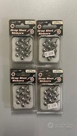 Piombi Drop Shot 7 g (1/4 oz) – Confezione da 10 p