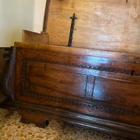 Cassapanca antica L 170 cm coperchio