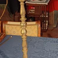 Base lampada in ottone